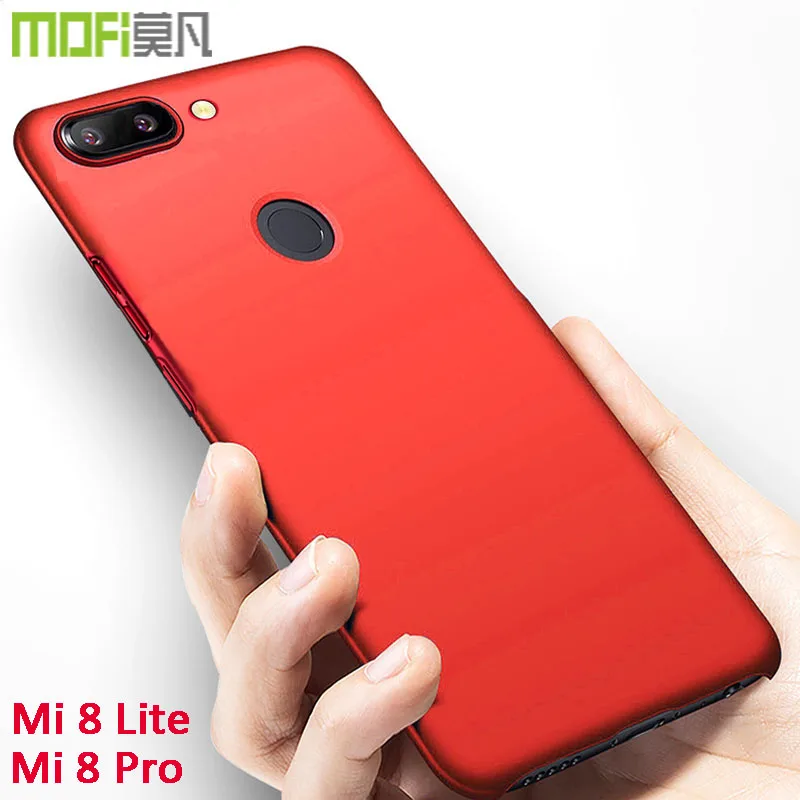 

xiaomi mi 8 lite cover case hard pc plastic Mofi fitted xiaomi mi8 lite mi 8 pro cover fundas conque xiaomi mi 8 lite case