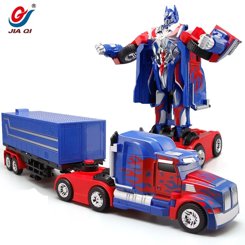 

Free Shipping Luxury Voice Remote Control Deformation Robot Transformation Remote Control RC Car Toys Kids Gift TT669G