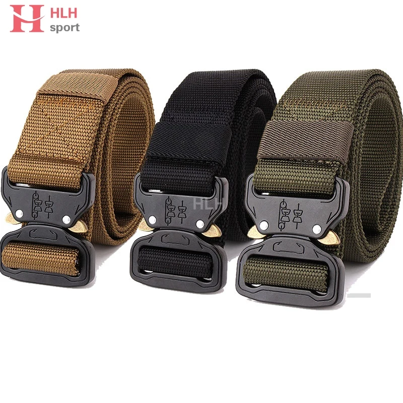 

Tactical Gear Heavy Duty Belt Cobra Nylon Metal Buckle Swat Molle Padded Patrol Waist Belt Tactical Hunting Accessories