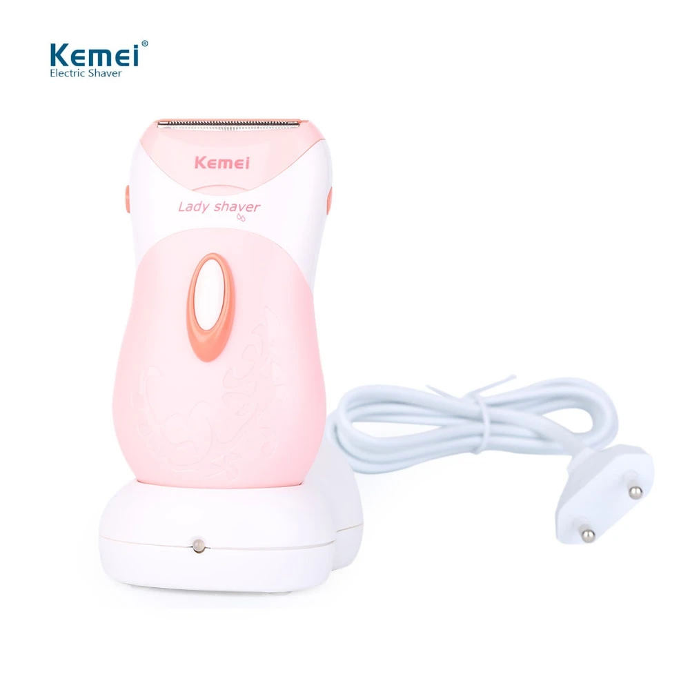 Kemei KM187 Rechargeable Epilator Cordless Use Lady Shaver Armpit Hair