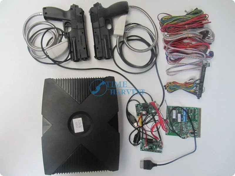 

1 set of The House of Dead 3 Shooting Game Kit for Shooting Game Simulator Machine Amusement firing game CGA monitor cabinet
