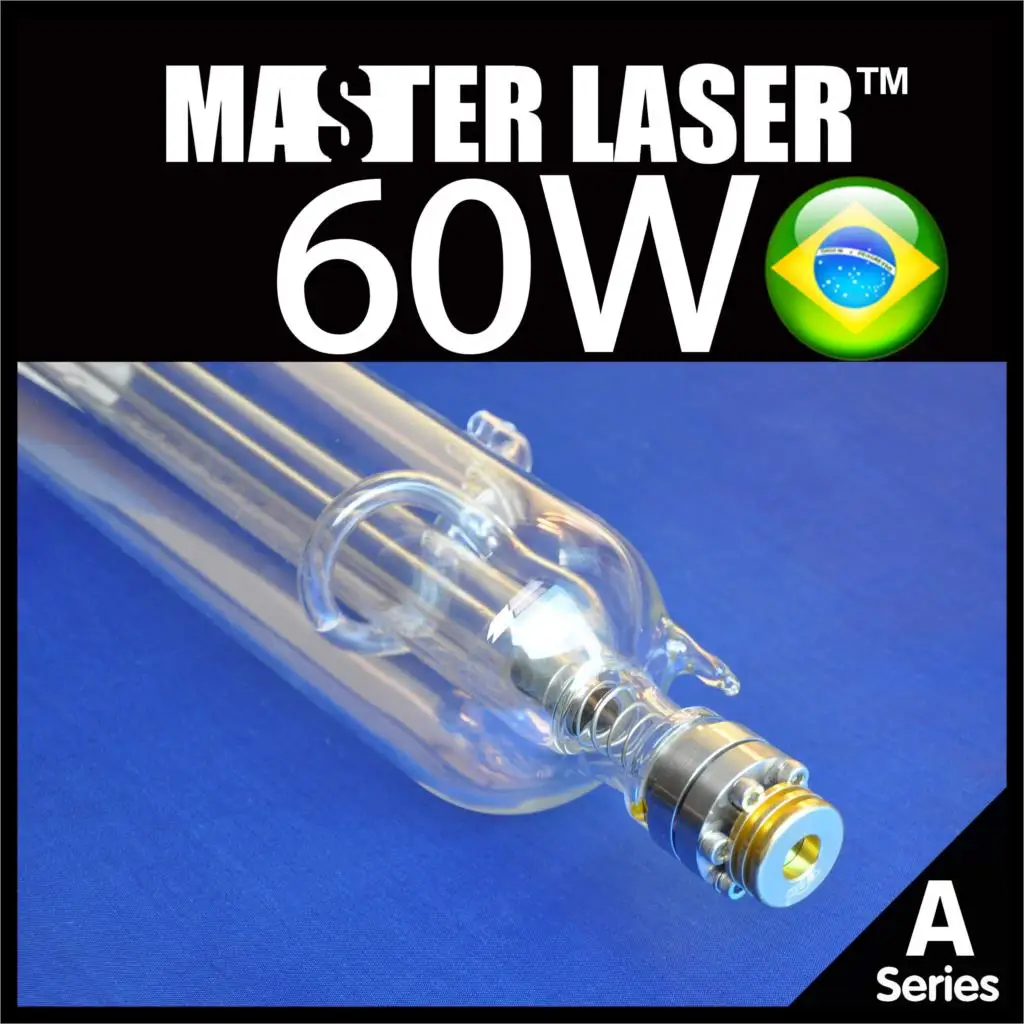 

60W High Power 70W CO2 Laser Tube for Laser Engraving Cutting and Marking Machine DHL Wooden Case Shipping to Brazil