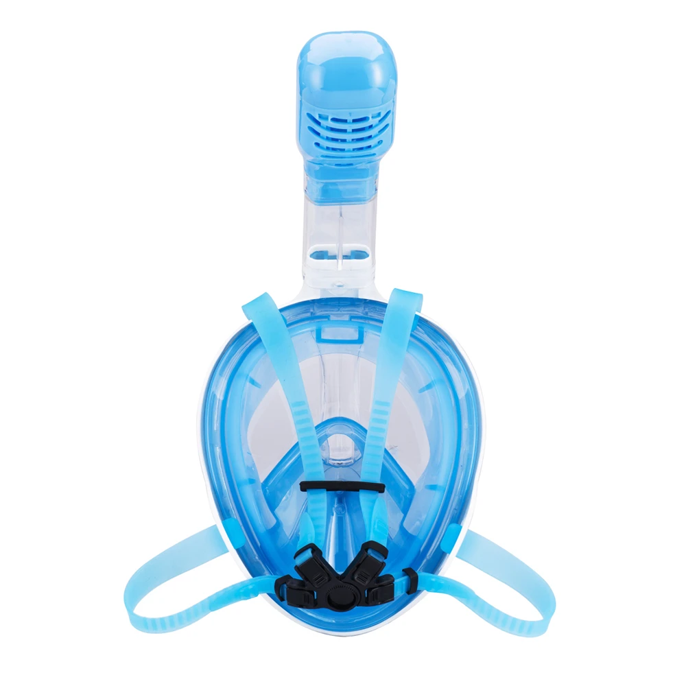 180 новый полный лицо анти-туман Подводное плавание дайвинг маска для взрослых анти-скольжение кольцо трубка Подводное плавание маски из