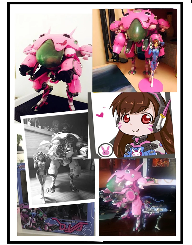 OW DVA и mecha фигурка модель kinderen Speelgoed Geschenken Collectie Tracer ПВХ 23 см игра figuur