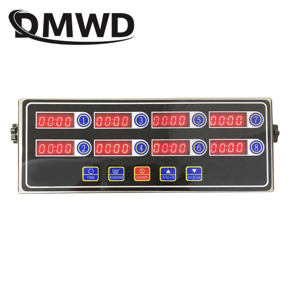 Commercial Eighth Cheap mail order sales 8 Channel Key Digital Timer Ranking TOP19 Kitchen Timing Sha