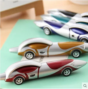 

40pc/lot Racing ball point pen/Pvc pen/toy funny pen/creative stationery/children student gift