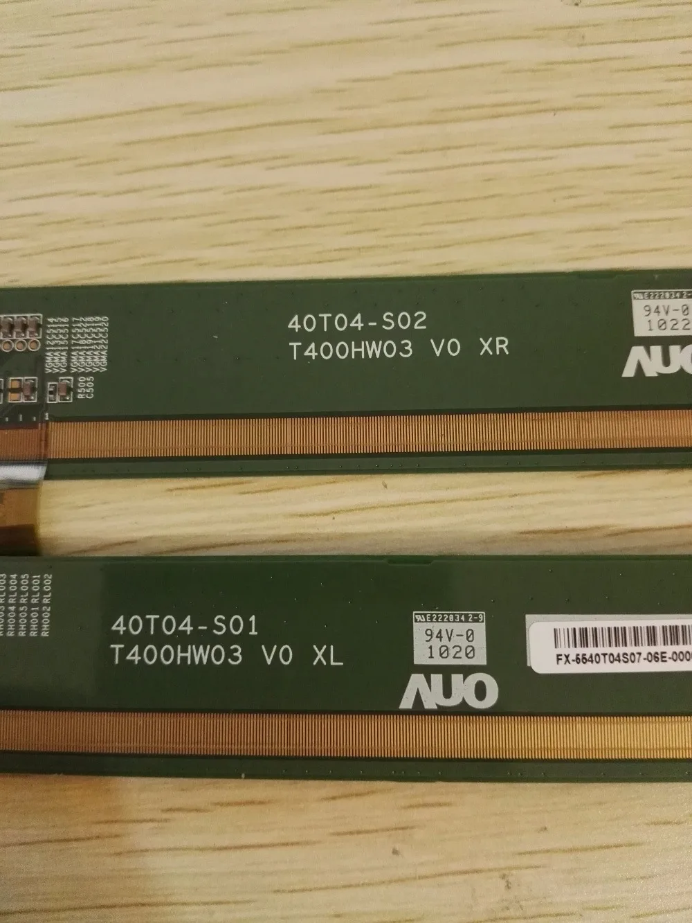 

T400HW03 V0 XL/XR 40T04-S01 40T04-S02 LCD Panel PCB Part A Pair