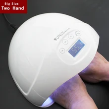 SUN5 Plus 48 Вт УФ светодиодный светильник для ногтей Droger светодиодный двойной Handen лампа для ногтей отверждающий УФ-гель Nagellak с ЖК-дисплеем и таймером