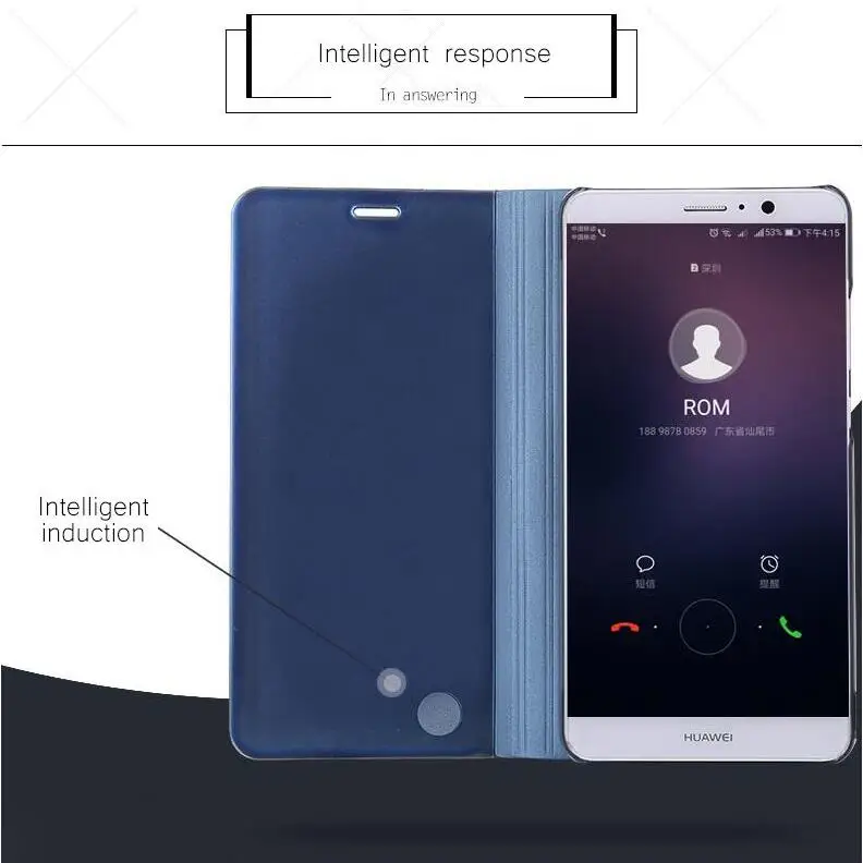 Новейший чехол с откидной крышкой и подставкой для iPhone X Plus прозрачный зеркальный