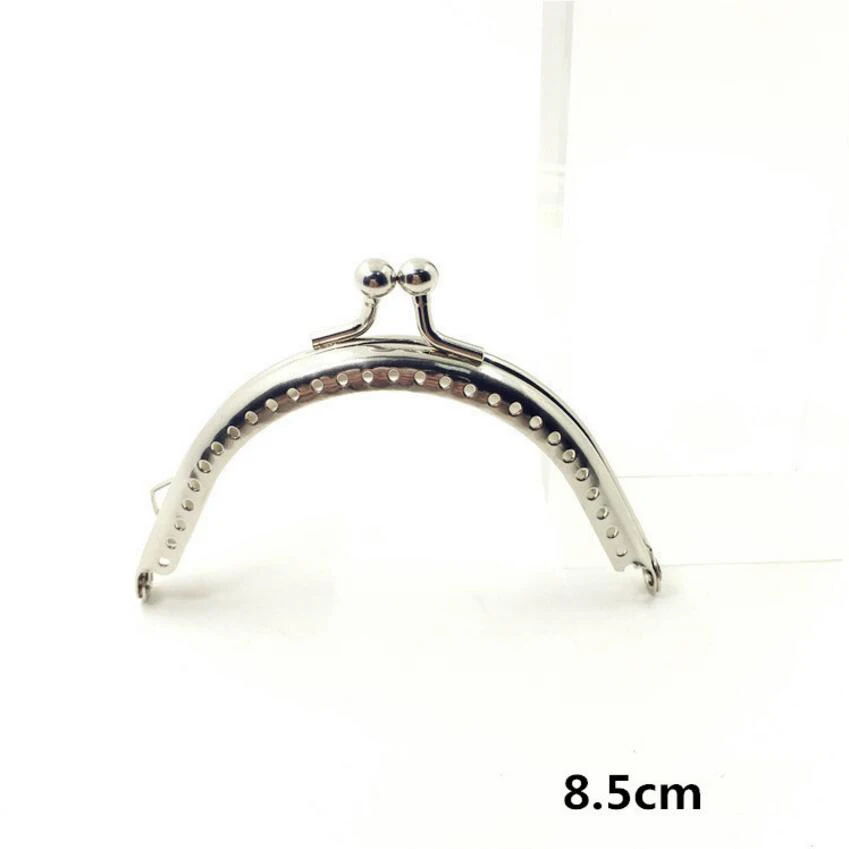 

5Pcs 8.5cm Metal Buckle for Bag DIY Needlework Sewing Supplies handmade Metal Purse Frame with Kiss Lock wedding clutch frame