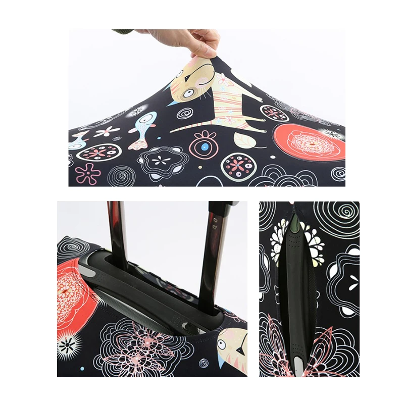 SEREQI new travel thickening stretch giraffe trunk lid suitable for 18-32 inch luggage suitcase dust cover travel accessories SEREQI new travel thickening stretch giraffe trunk lid suitable for 18-32 inch luggage suitcase dust cover travel accessories