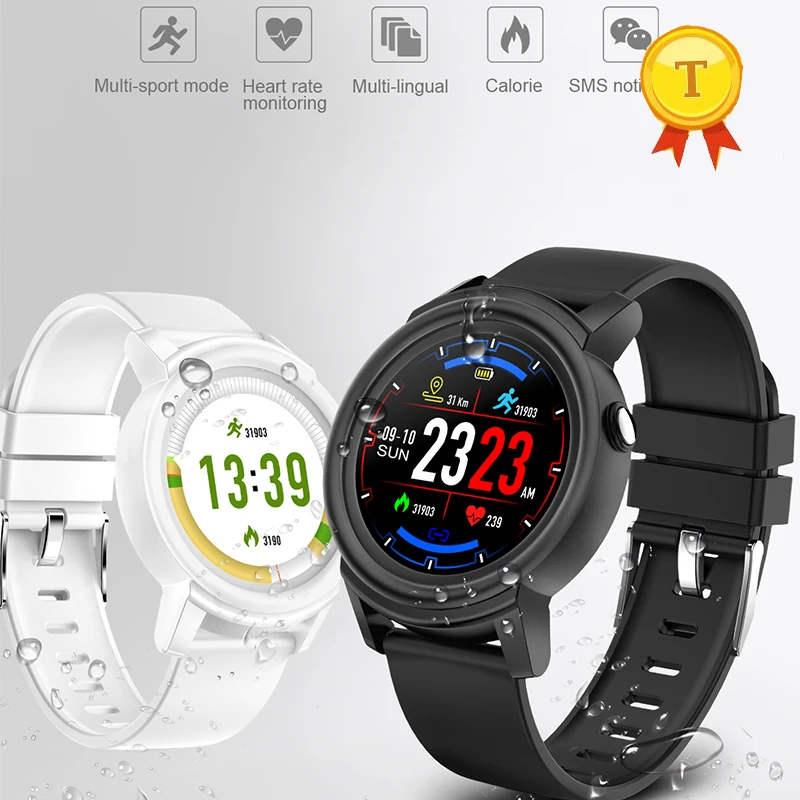 Красочные Экран Smartwatch Для мужчин Мульти-спортивный режим Монитор Сердечного Ритма Смарт-Браслет фитнес-трекер здоровья Для женщин браслет для s8