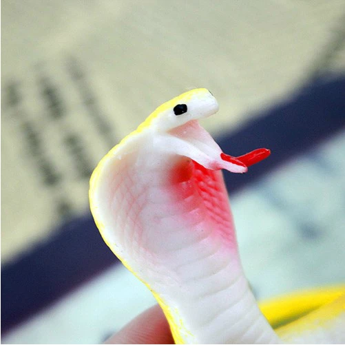 April Fools` Day Prank Toy Rubber Artificial Cobra...