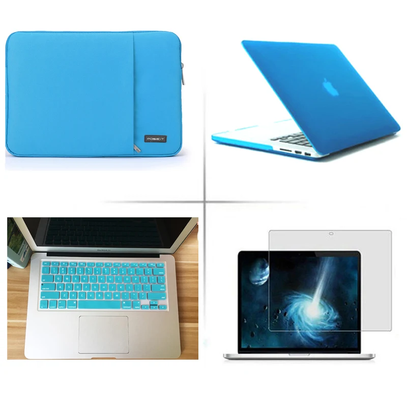 Матовый Жесткий Чехол для ноутбука POSEIT 4 в 1 чехол клавиатуры ЖК экран Apple Macbook Pro 13