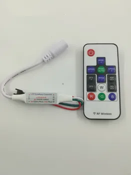 

10pcs Wireless RF SK6812 RGB RGBW led Controller DC5V-24V 14 Key 300 Kinds Changes Effects for WS2812B SK6812 LED Strip Module