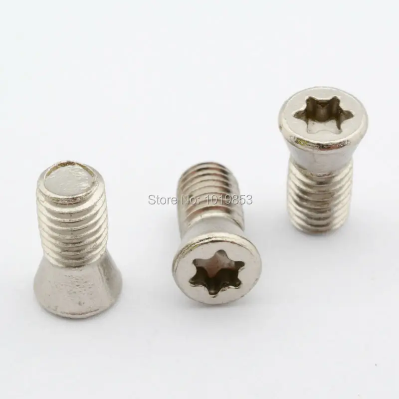 

M5.0X11XD6.5 silver color carbide insert torx screws for Indexable CNC cutting tools