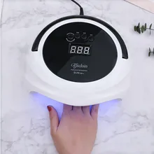 Высокая мощность 75 Вт УФ лампа светодиодный Сушилка для ногтей для всех гелей лак с инфракрасным зондированием двойной мощности быстрая сушка отверждения лампы ЕС/Австралии/США/Великобритании