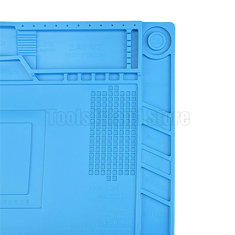  S-160 45x30cm Heat Insulation Silicone Pad Desk Mat Maintenance Platform For BGA Soldering Repair S