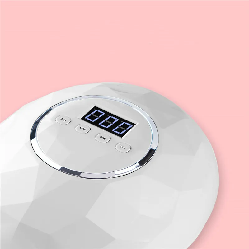 

White Pink 86W UV Lamp Nail Dryer Profession UV LED Gel Nail Lamp Fast Curing Gel Polish Ice Lamp for Nail Manicure Machine