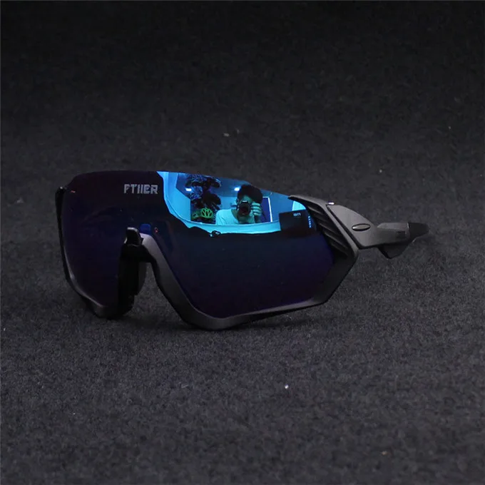 Ftiier 3 линзы поляризованные велосипедные солнцезащитные очки спортивные очки из пластика Солнцезащитные очки Мужские UV400 очки для рыбалки вождения - Цвет: as picture