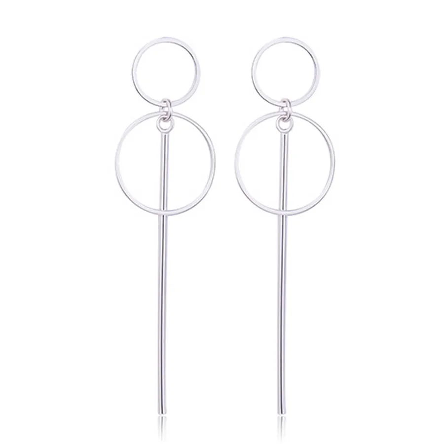 korean earrings ,  long earrings , bts earrings silver