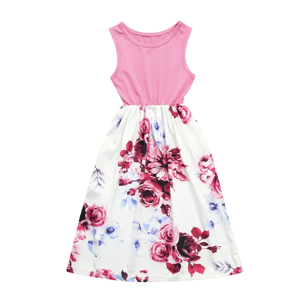 

ARLONEET Girl Print Princess Dress Baby Flower Wedding Party Dresses Cute Girl A-Line Dress 2 to 10 Years Drop Shipping 30S418
