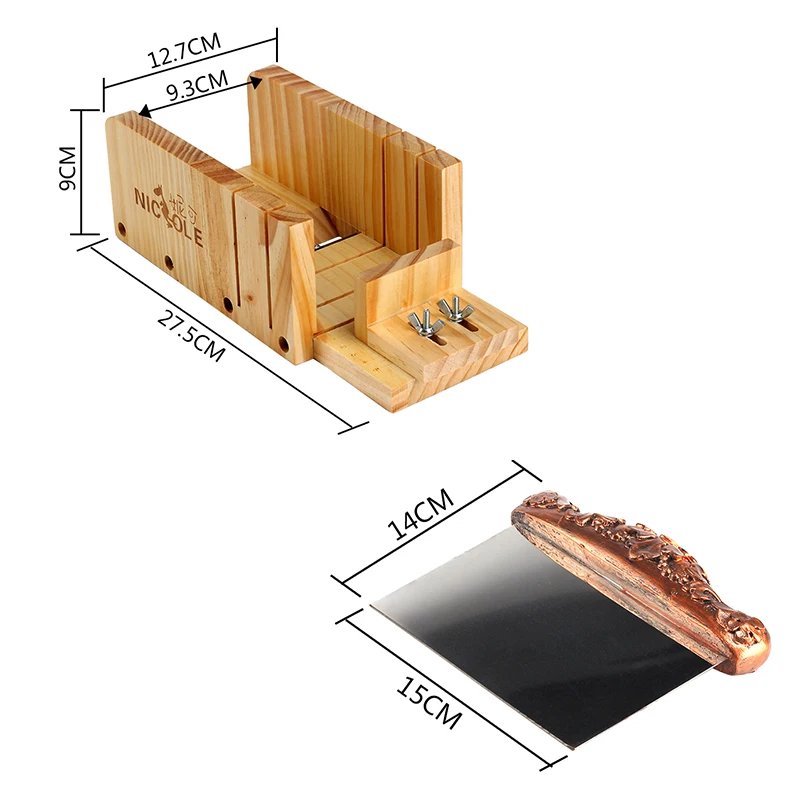 Регулируемый нож для мыла деревянный ящик с лезвием из нержавеющей стали для ручная работа Производство Мыла набор инструментов