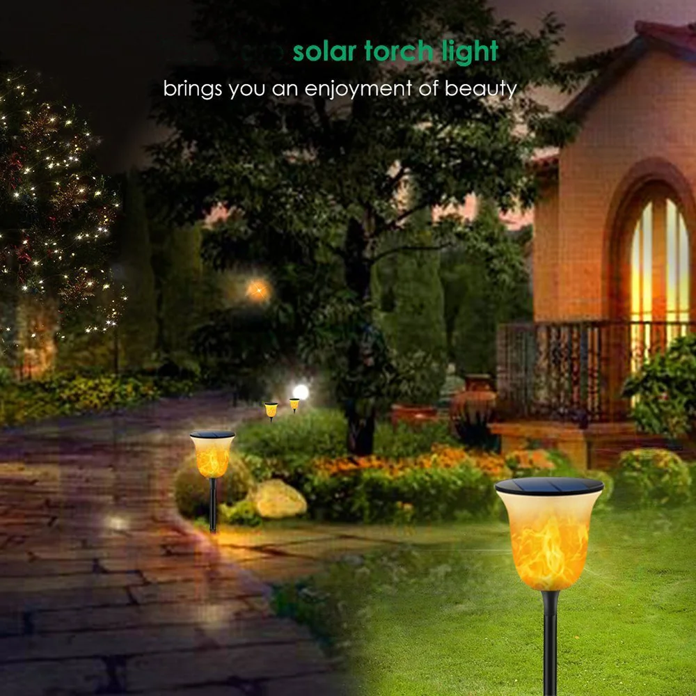 Cintilação da Lâmpada de Iluminação ao ar Solar do Gramado Leds à Prova Caminho da Lâmpada Luz da Noite Livre Água Levou Luz Solar Jardim Quintal 96 d' 12 livre Solar Do Gramado 96 LEDs À