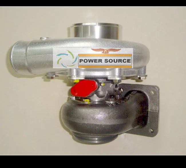 Turbo Turbine oil cooled Turbocharger T76 T4 Turbine AR .68 Comp AR 0.80 800HP-900HP Turbo charger - (2)