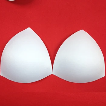 

10pairs/Lot Women Triangle Sponge Swimsuit Breast Push Up Padding Chest Enhancers Bra Foam Inserts Women Intimates Accessories