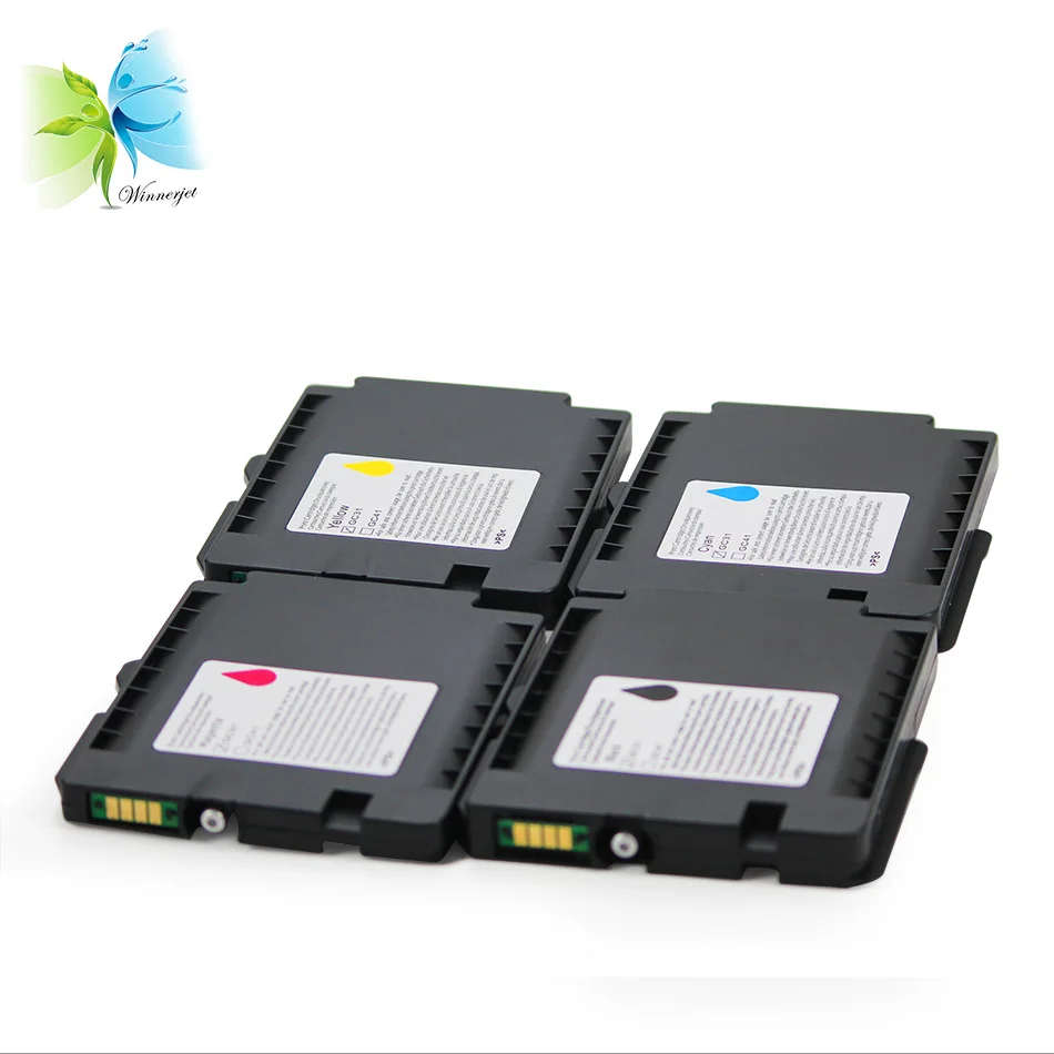 

1 lot=5 sets high quality compatible ink cartridge with water based pigment ink used for ricoh gxe3350n printers