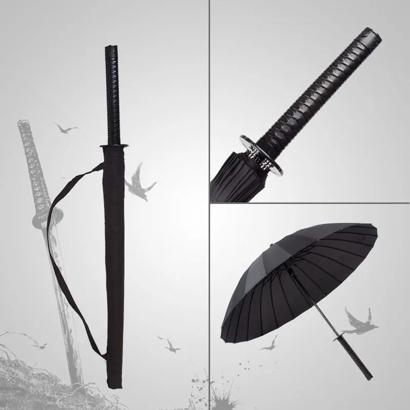 Fancytime зонт катана зонт мужской черный японский самурай меч ниндзя катана Зонтик-ручка Для мужчин Для женщин дождь Зонтики Классический зонтик зонты женские зонтик дождь женщины