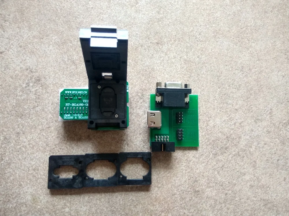 

eMMC Nand Flashes BGA169/BGA153+VGA/HDMI to ISP adapter for TNM5000 TV/LCD Flash Programming through HDMI/VGA Connector