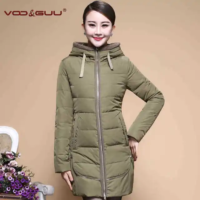 Cheap 2015 Hot New Thicken Warm Woman Down jacket Coat Parkas Outerwear Luxury Hooded Long Slim Plus Size 4XXXXL Leisure  White duck