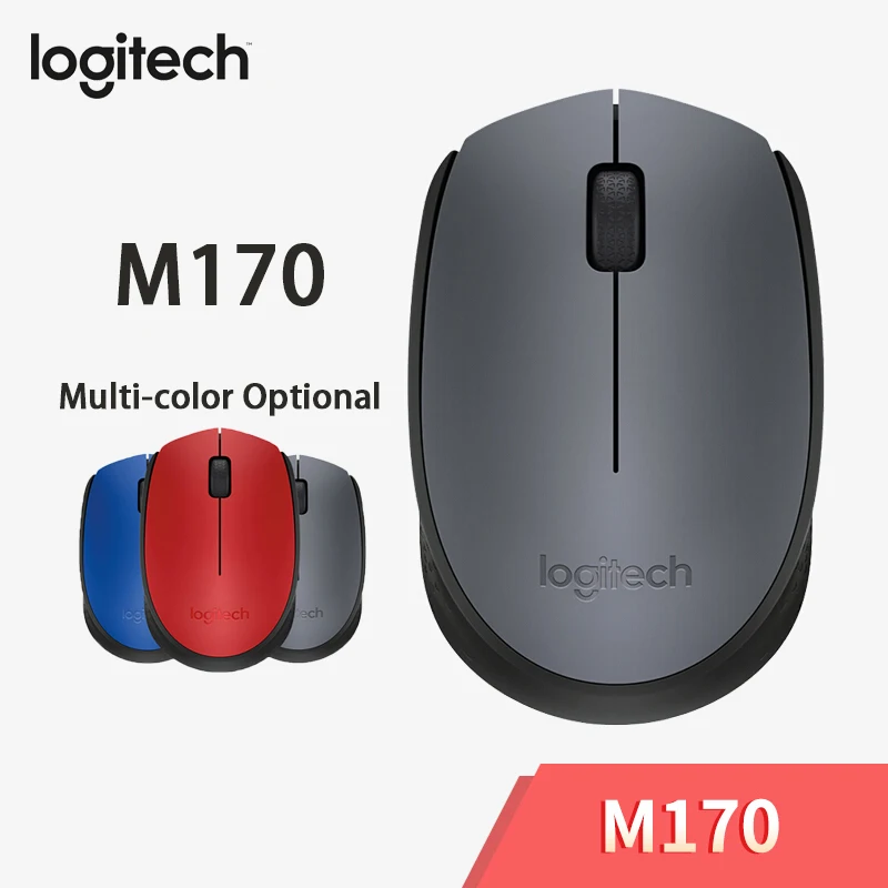 Беспроводная мышь Logitech M170 2 4 ГГц с оптической мышью 1000 DPI для ПК/ноутбука игровая