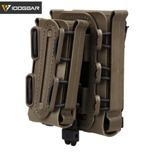 IDOGEAR Molle пистолет маг военный подсумок набор кобура Fastmag Зажим для ремня пластиковый molle Чехол страйкбол оболочка Mag набор