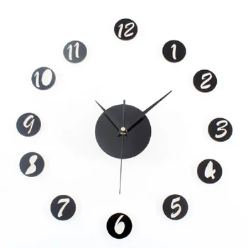 

wall clock modern design wanduhr wandklok diy wall clock pared self adhesive home decor pared relogio parede watch acrylic