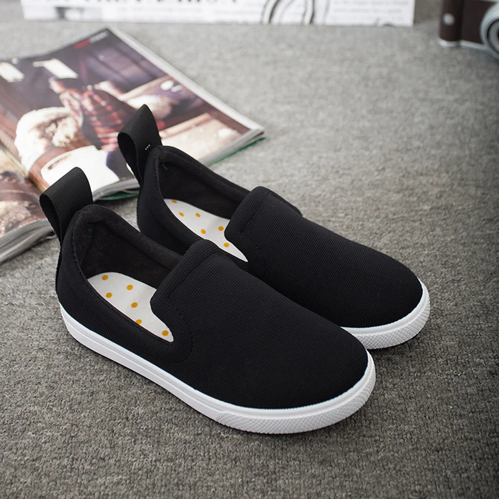

New Summer Style Women Shoes Comfortable Casual Slip On Women's Flats Lady Loafers Cloth Slip On Comfort Shoes Flat Shoes