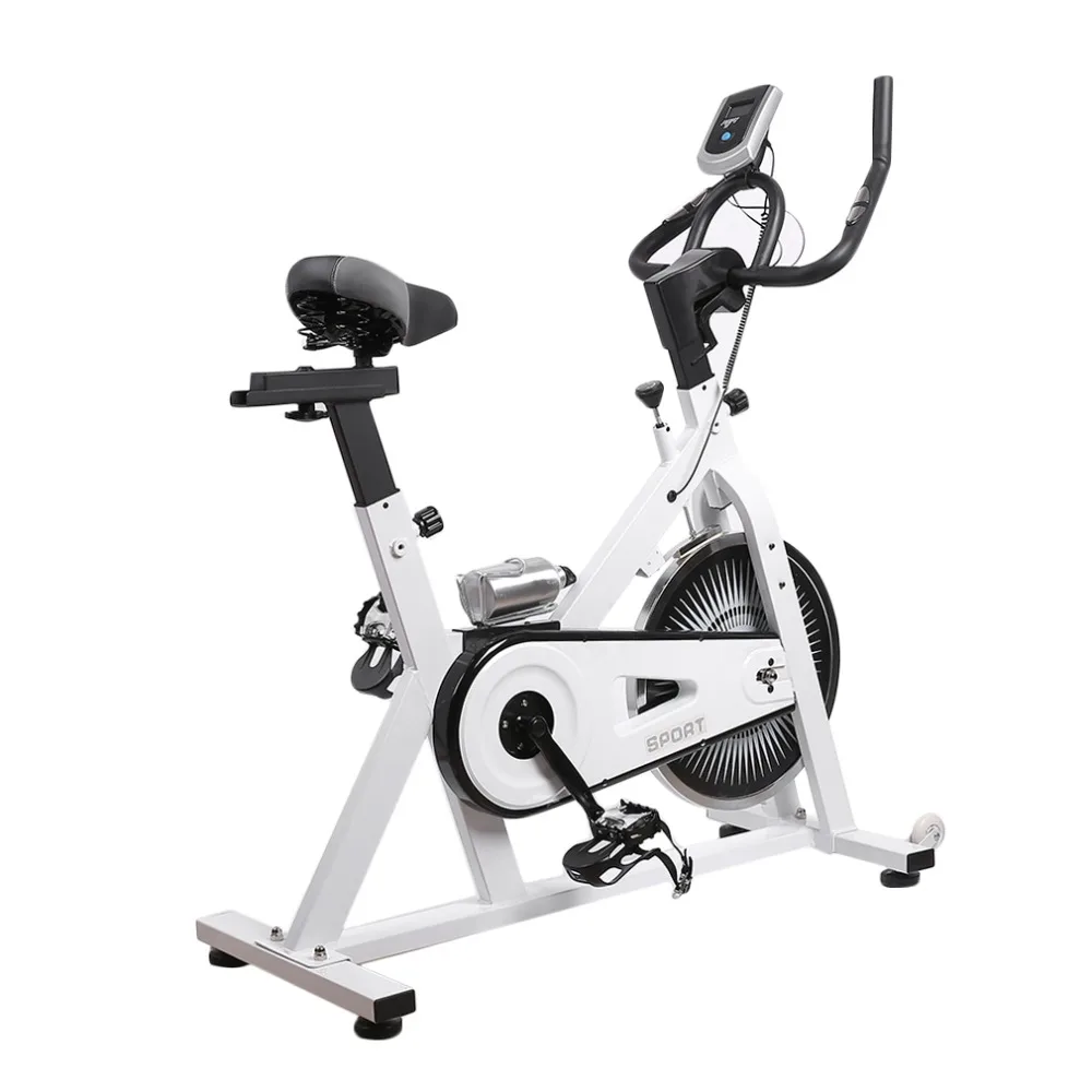

Fitness Cardio Exercise Bike Cycle Workout Gym Machine Trainer Bicycle Cardio Workout Indoor Sports Home Gym
