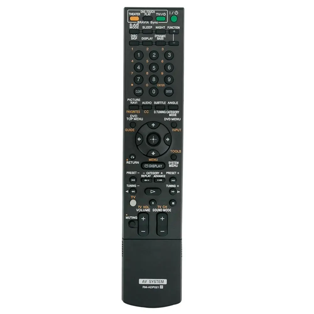 

RM-ADP021 Remote Control For SONY RM-ADP022 RM-ADP023 RM-ADP033 DAV-DZ860W DAV-DZ870W HCD-DZ860W DZ87 Home Audio