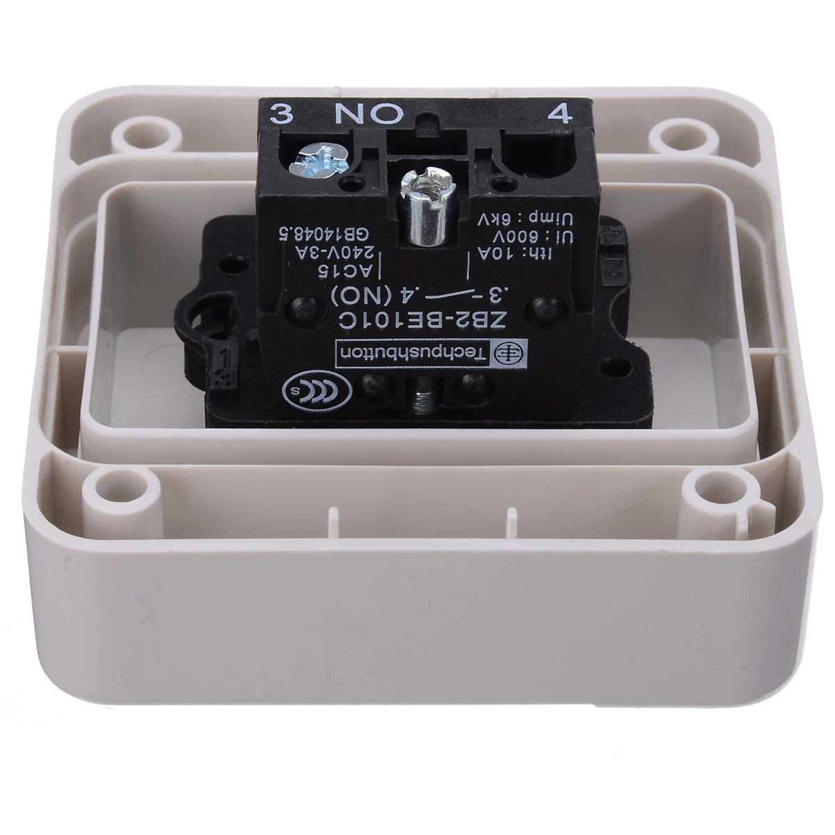 Durable Wired ABS Push Button Switch One Button Control Weatherproof Switches With  M20 x 1.5 Enclos Mayitr