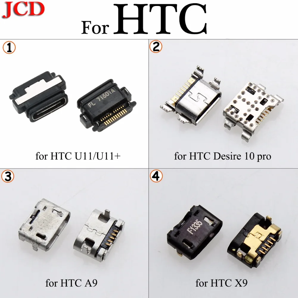 JCD type-C для htc Desire 10 pro Micro USB разъем хвост, Мини Micro Usb разъем v8 порт зарядное устройство для htc U11/U11+ A9 X9