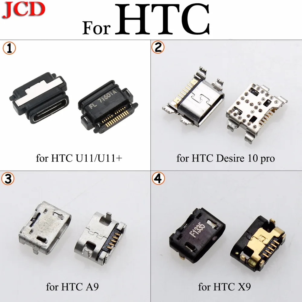 JCD Type C Micro USB разъем для HTC Mini Usb v8 порт зарядки U11 / + A9 X9|Шлейфы мобильных телефонов| |