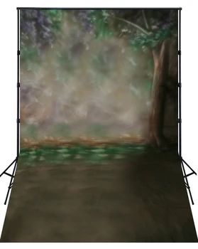 

Oil painting Photography Background Pet Baby Photo Props Party Wall Decoration deep brown backdrop XT-4340