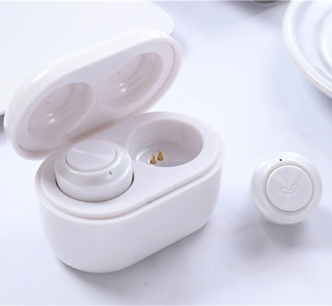 

New style TWS1 Bluetooth Earbuds Wireless Headphones Headsets Stereo In-Ear Earphones With Charging Box for ios and Android