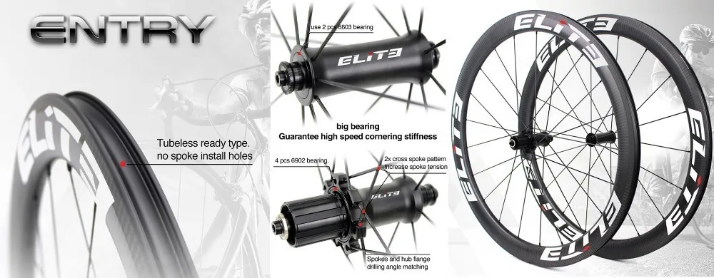 ELITE 29er Mtb 30 мм Ширина велосипедный руль колеса карбоновые колеса для горного велосипеда 29 Elite M11 прямо тянуть углепластиковые колеса с втулкой