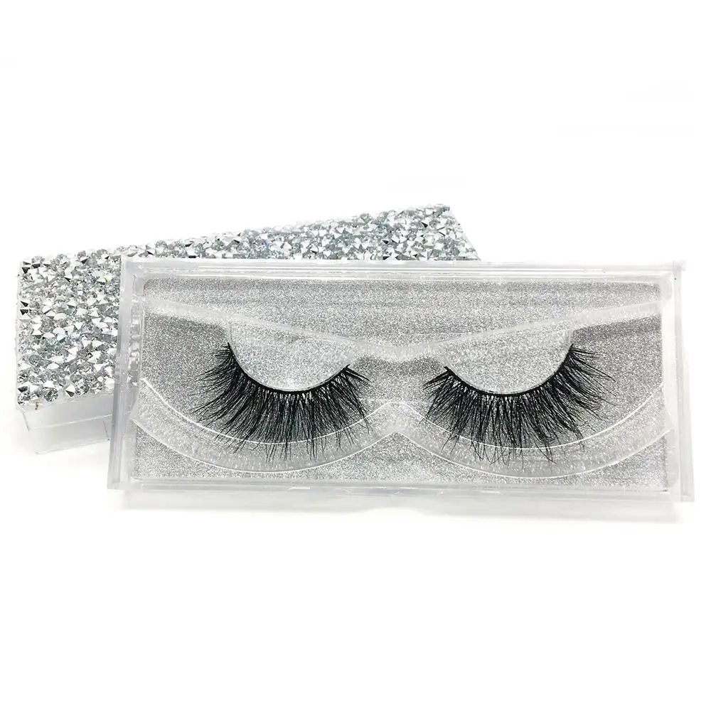 

3D False Eyelashes Natural Look Handmade Volume Soft 3D Mink Lashes Elegant Reusable Lashes Extension for Makeup Cruelty-Free