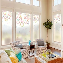 Самоклеющиеся электростатического Стекло Плёнки солнцезащитный крем скраб Ванная комната окна, двери окна застеклены Стикеры-71