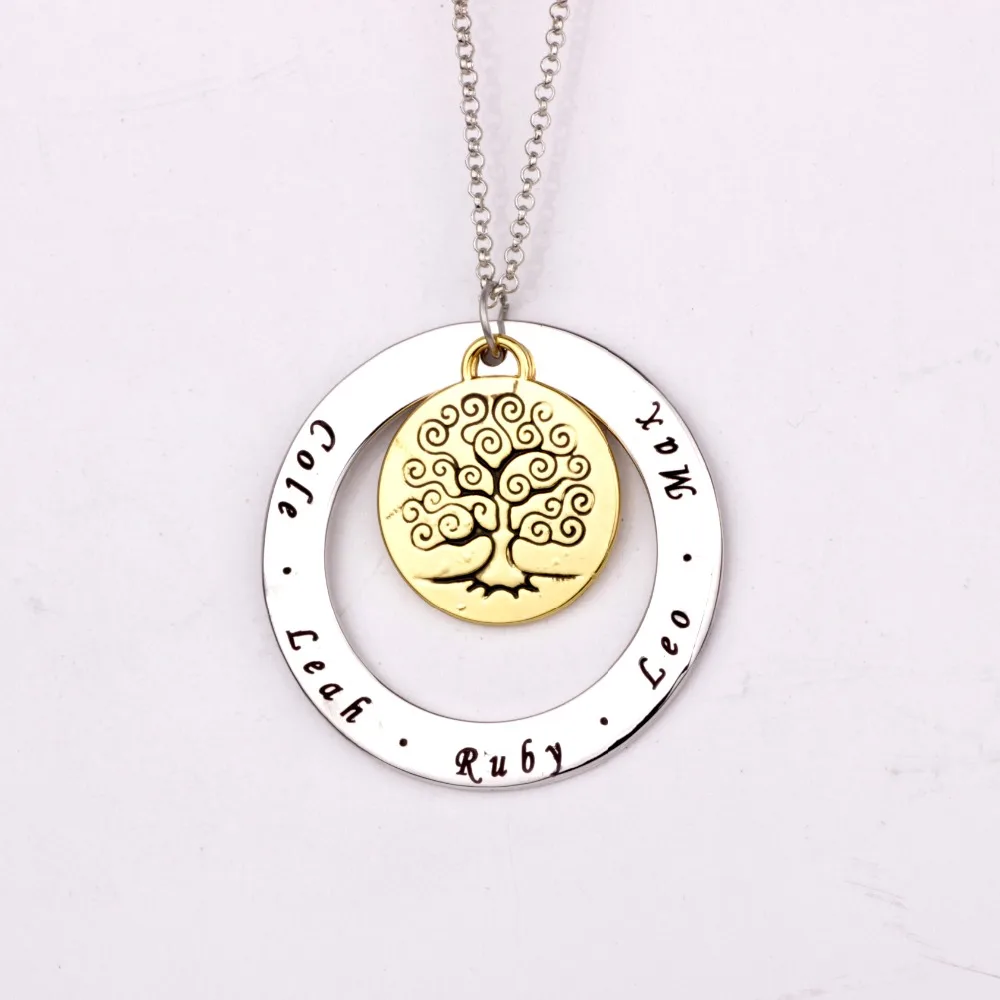 Family Tree Necklace AliExpress Best Selling Handmade Long Necklace