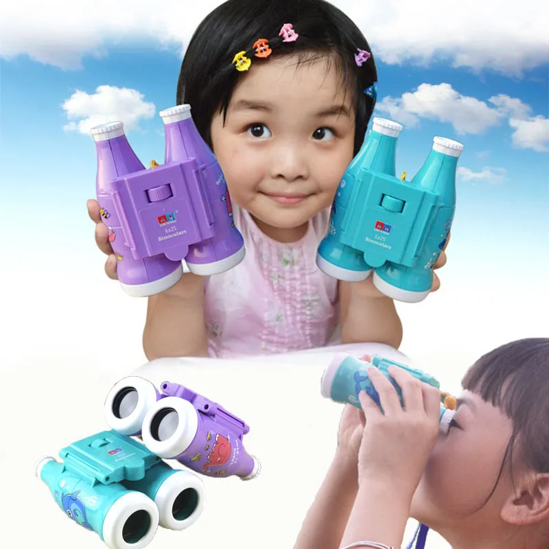 

6X adjustable Handheld telescope cute outdoor toys For children Water bottle shape Novelty toy